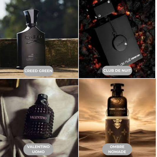 Kit Exclusivo de 4 Perfumes para Hombre